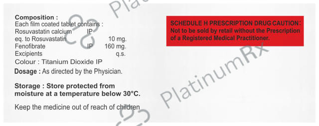 Rosuvil F 160/10mg Tablet 10s