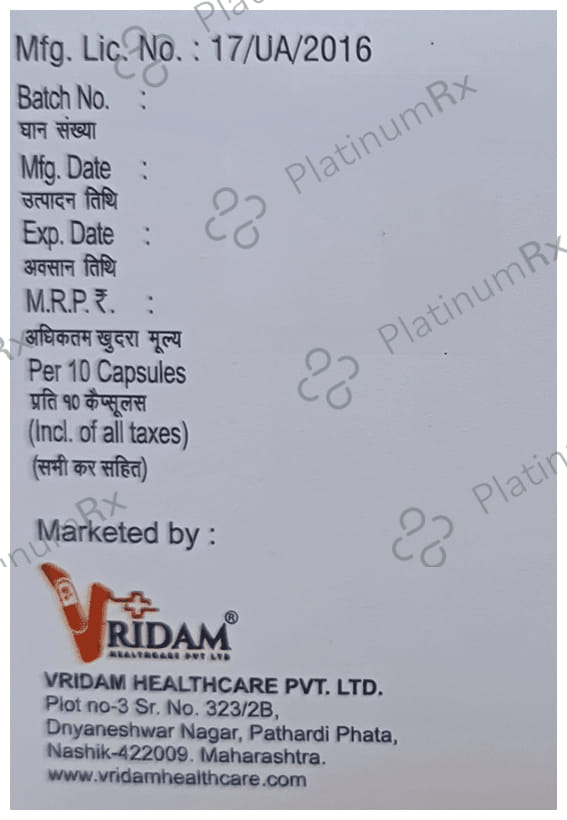 Atodam A 20/75mg Capsule 10s