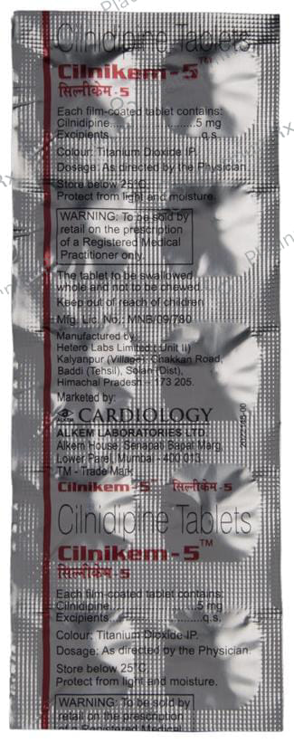 Cilnikem 5mg Tablet 10s