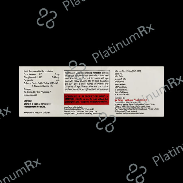 Dafadros 3/0.035mg Tablet 21s