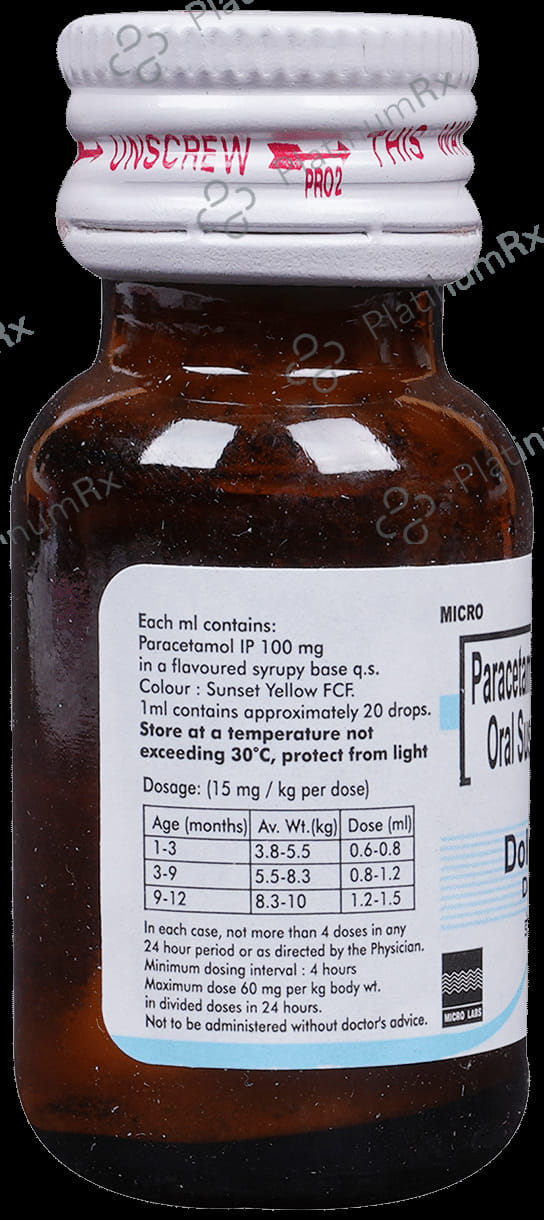 Dolopar 100mg Drops 15ml