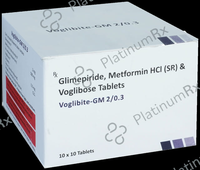 Voglibite GM 2/0.3mg Tablet SR 10s