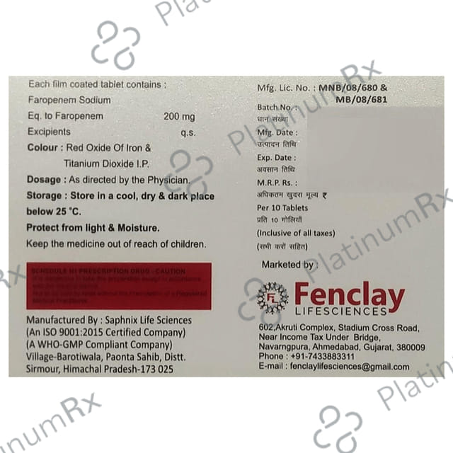 Faroclay 200 Tablet