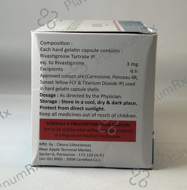 Rivazin 3mg Capsule 10s