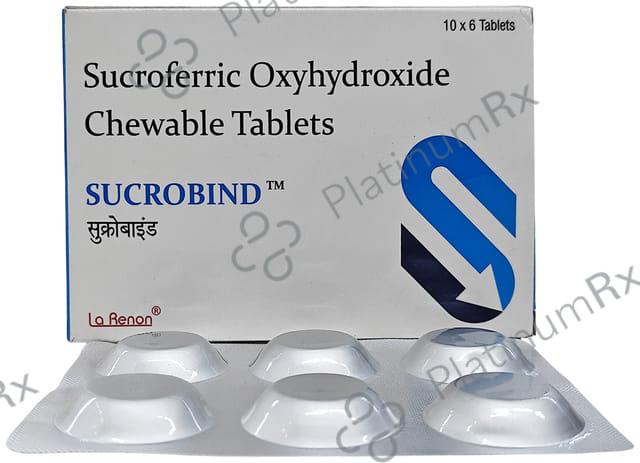 Sucrobind 500mg Chewable Tablet 6s