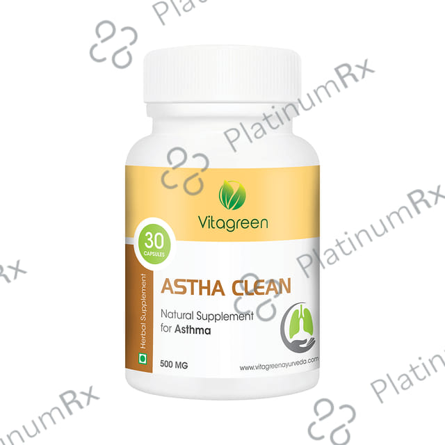 Vitagreen Astha Clean 500mg Capsule