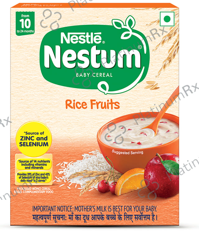 Nestle Nestum Baby Cereal From 10 to 24 Months - Rice Fruits