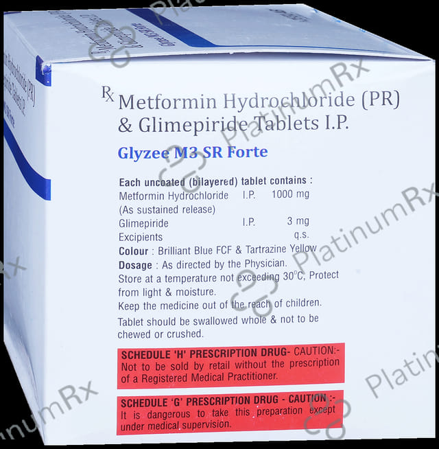 Glyzee M 3 SR Forte Tablet