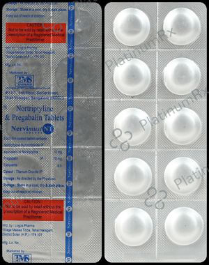 Nervimust NT 75mg/10mg Tablet