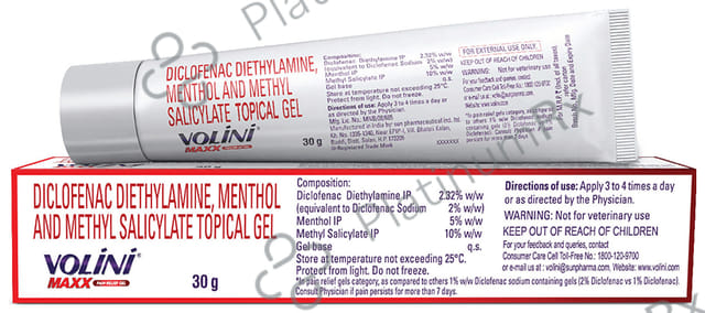 Volini Maxx Instant Relief From Severe Pain Gel 30gm