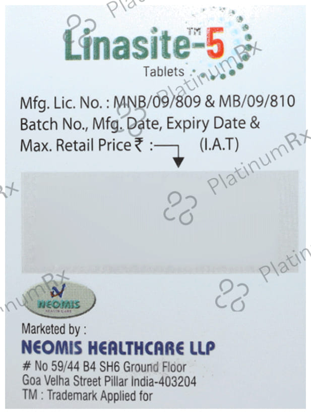 Linasite 5mg Tablet 10s