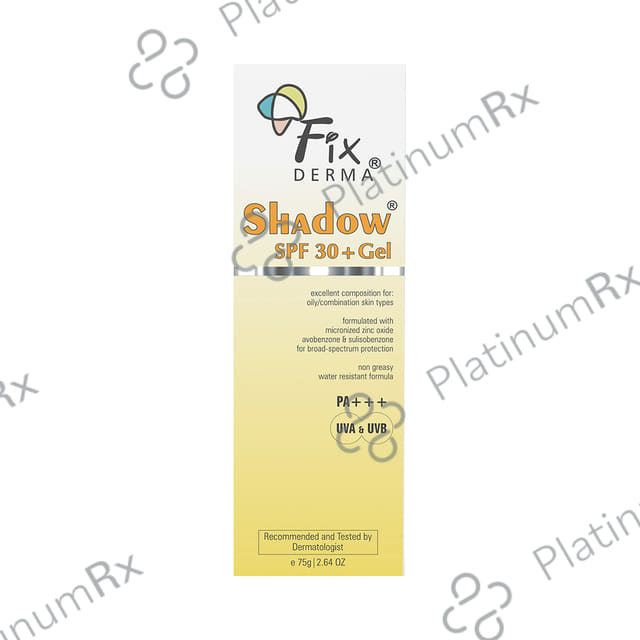 Fixderma Shadow SPF 30+ Gel 75 gm