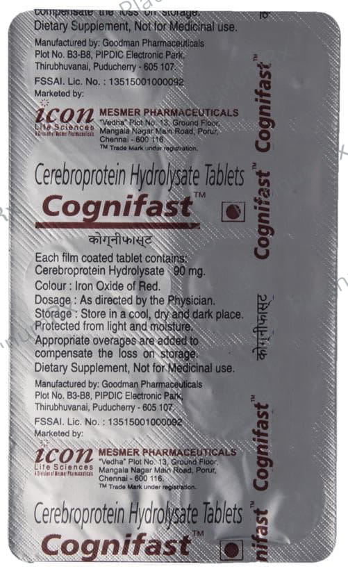 Cognifast 90mg Tablet 10s