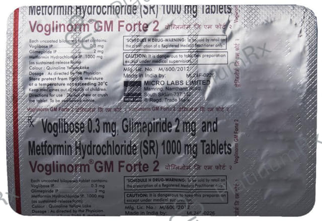Voglinorm GM Forte 2 Tablet SR 10s