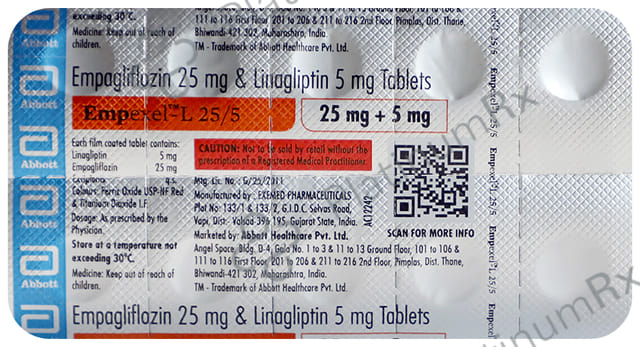 Empexel L 25/5mg Tablet 10s