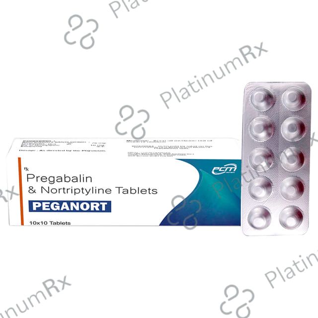 Peganort 75/10mg Tablet 10s