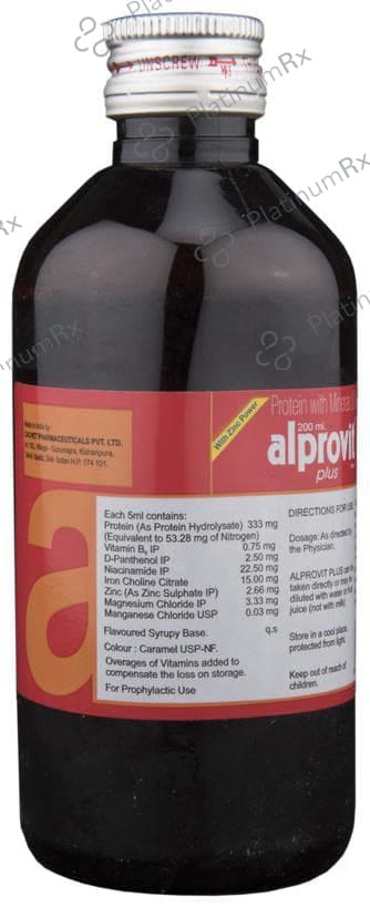 Alprovit Plus Syrup 200ml