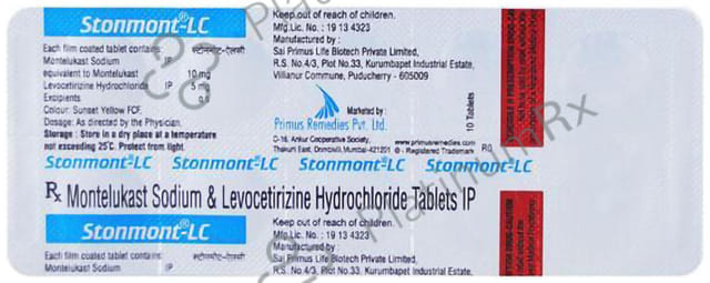 Stonmont LC 5/10mg Tablet 10s