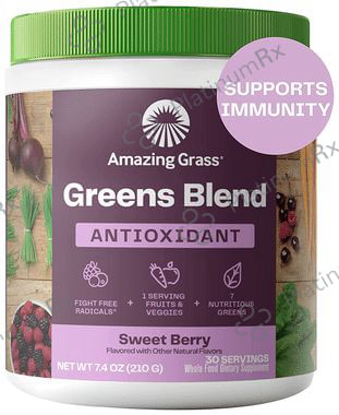 Amazing Grass Greens Blend Antioxidant Powder Sweet Berry 210gm