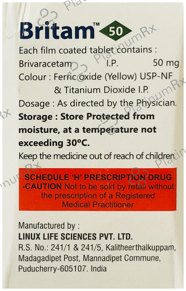 Britam 50mg Tablet 15s