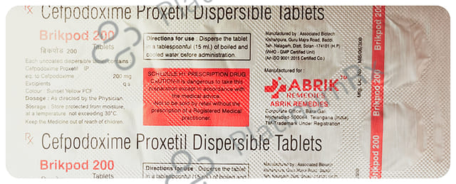 Brikpod 200mg Tablet 10s