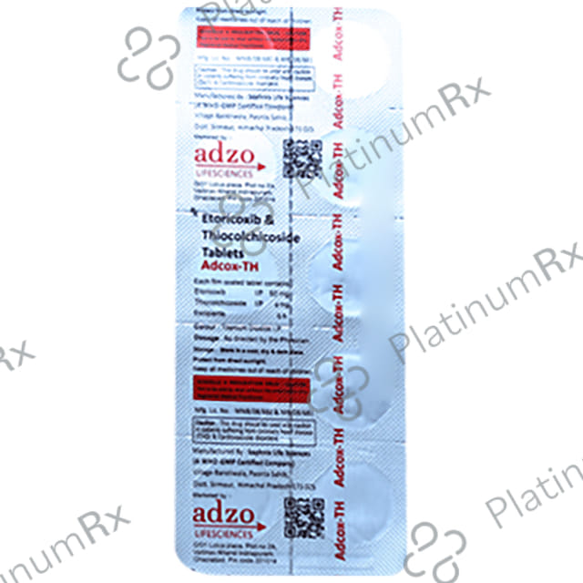 Adcox TH 60/4mg Tablet 10s