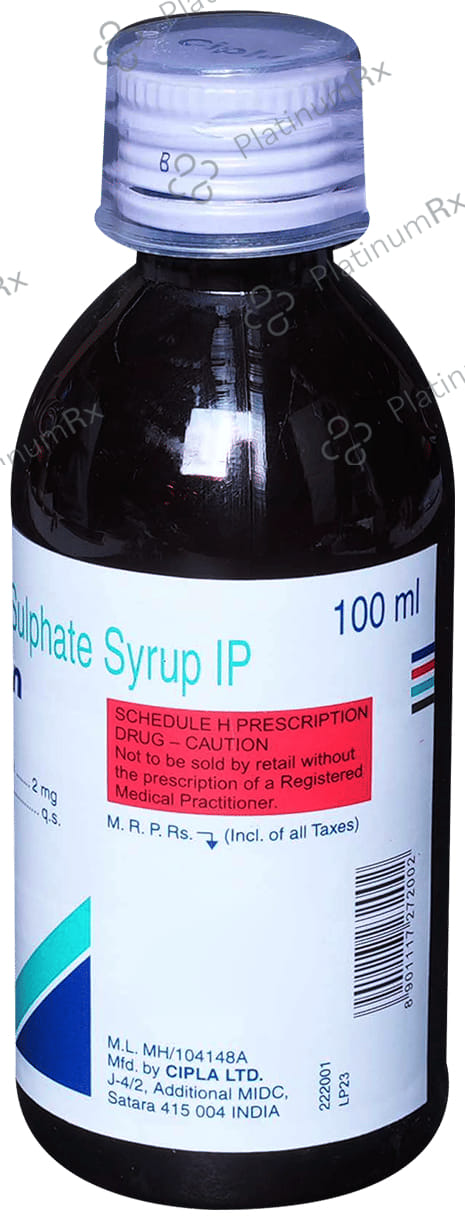 Asthalin 2mg Syrup 100ml