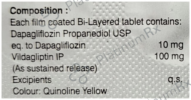 Dapaease V 10/100mg Tablet SR 10s