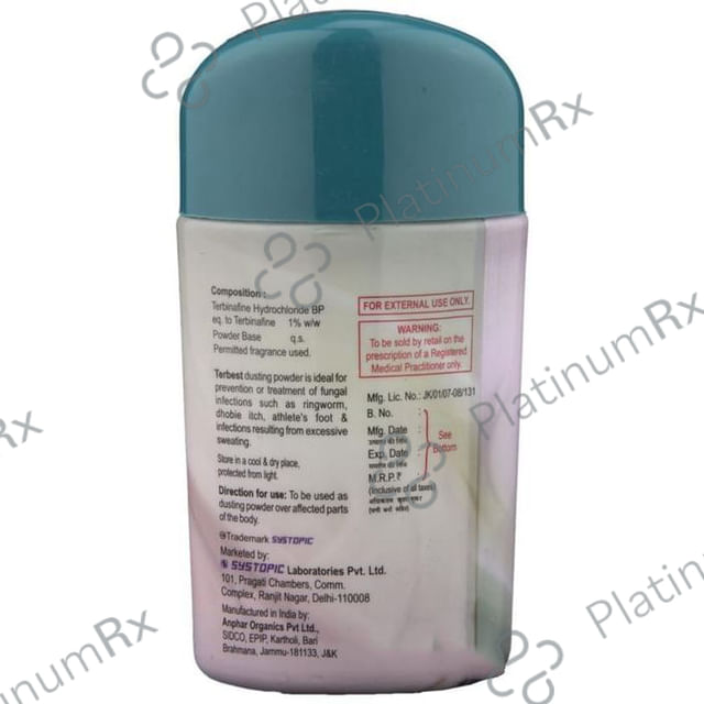 Terbest 1% Dusting Powder 50gm