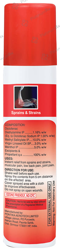 Vovilup Fast Pain Relief Spray 55gm