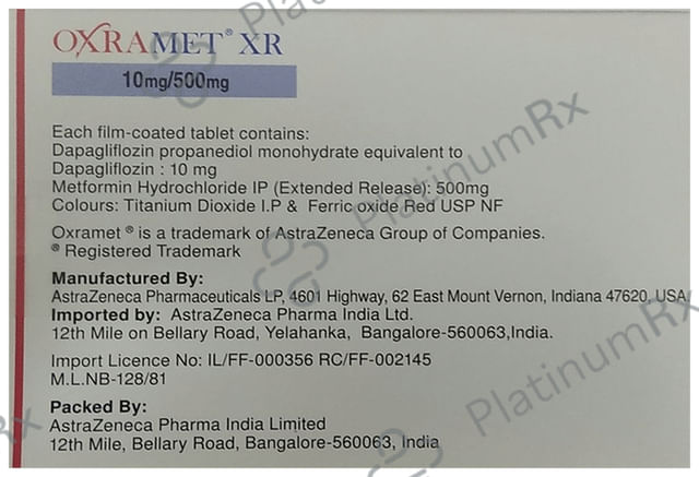 Oxramet XR 10/500mg Tablet 7s
