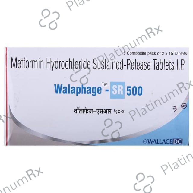 Walaphage SR 500mg Tablet 15s