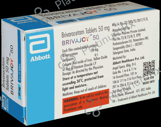 Brivajoy 50mg Tablet 14s