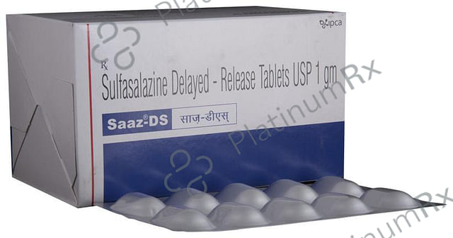 Saaz DS 1000mg Tablet DR 10s