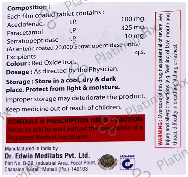 Aceclogun SP Tablet 10s