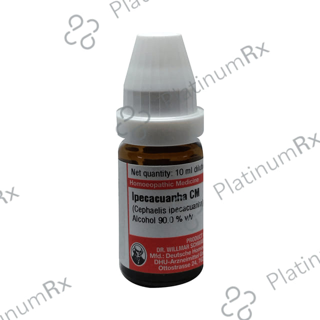 Dr Willmar Schwabe Germany Ipecacuanha (Cephaelis Ipecacuanha) Dilution CM