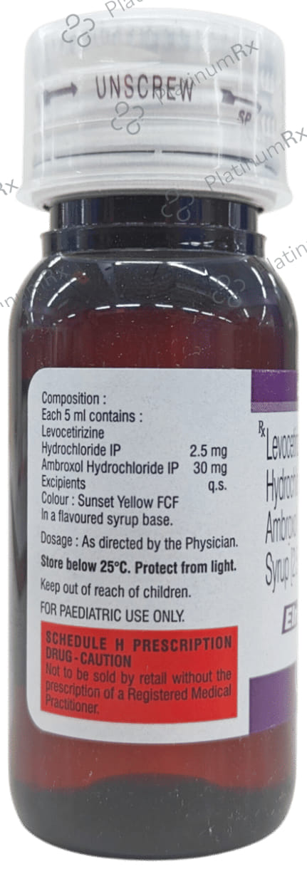 Elriz XL 30/2.5mg Syrup 30ml