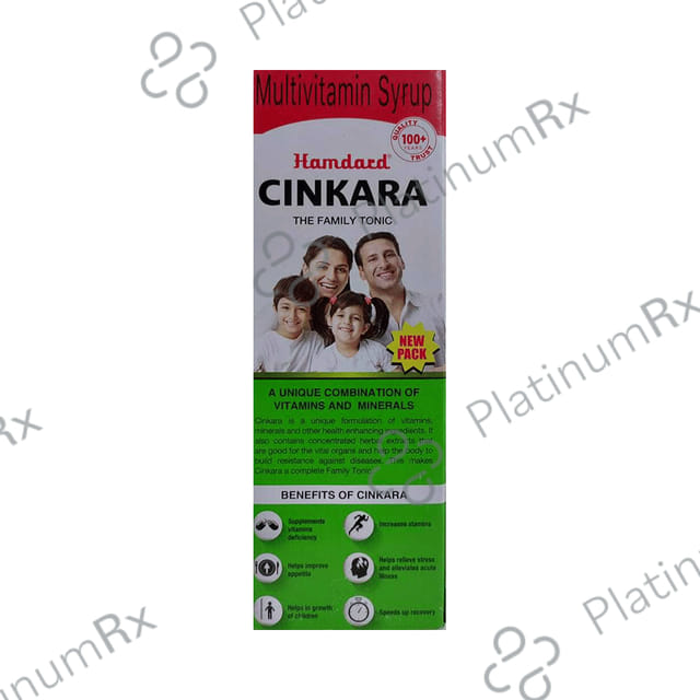 Hamdard Cinkara Multivitamin Syrup 500ml
