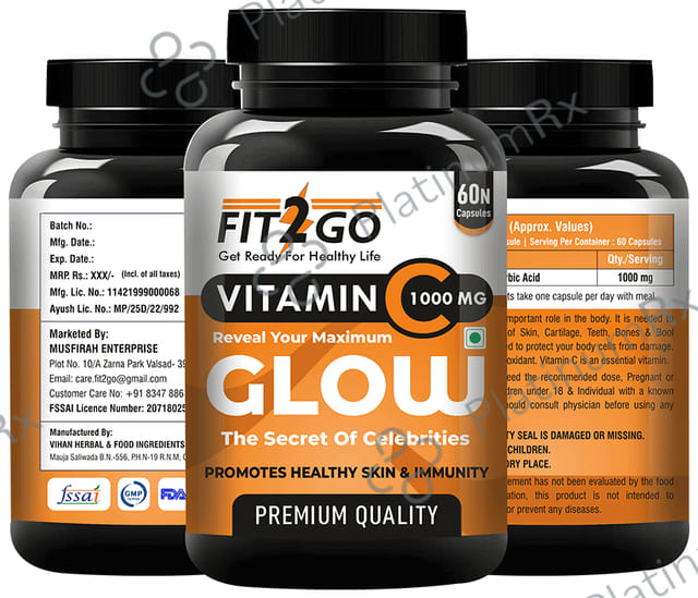 Fit 2 Go Vitamin C 1000mg Glow Capsule