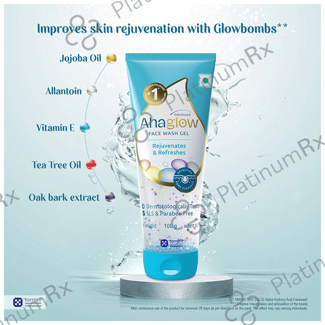 Ahaglow Advanced Skin Rejuvenating Face Wash 100gm