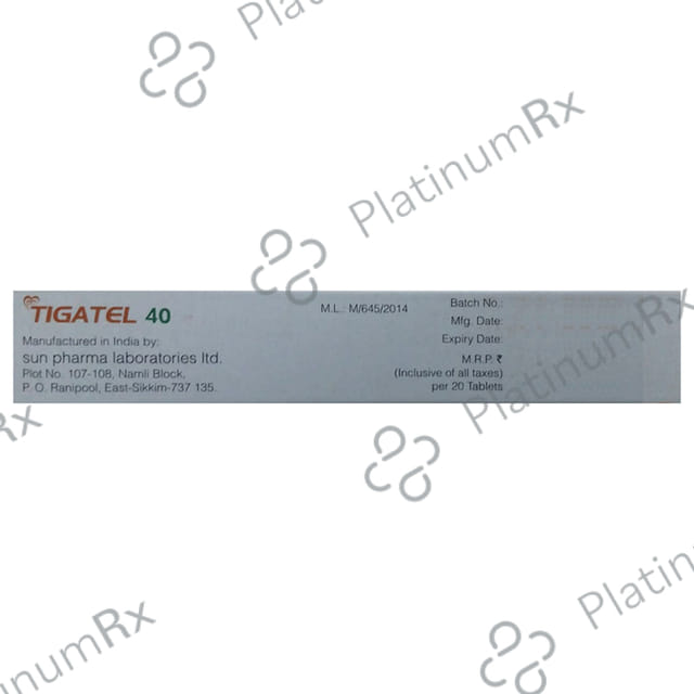 Tigatel 40mg Tablet 20s