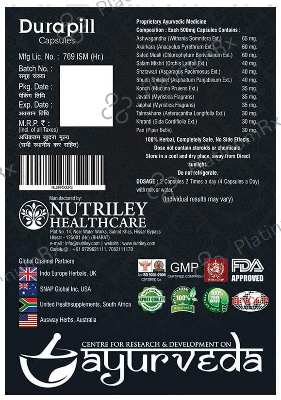 Nutriley Durapill Capsule