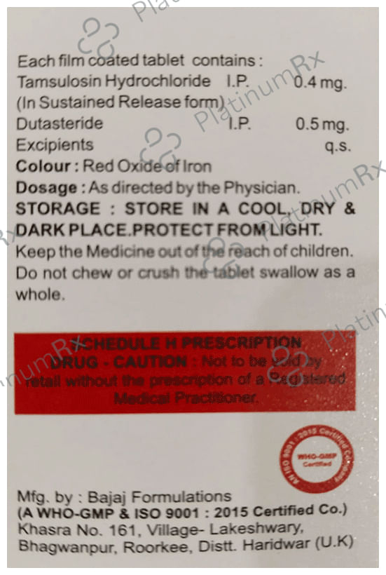 Tamtas D 0.5/0.4mg Tablet SR 10s