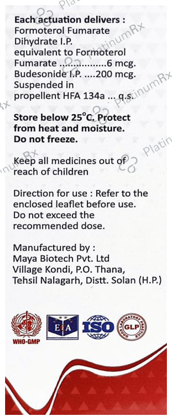 Foraprl 200/6mcg Inhaler 120MDI