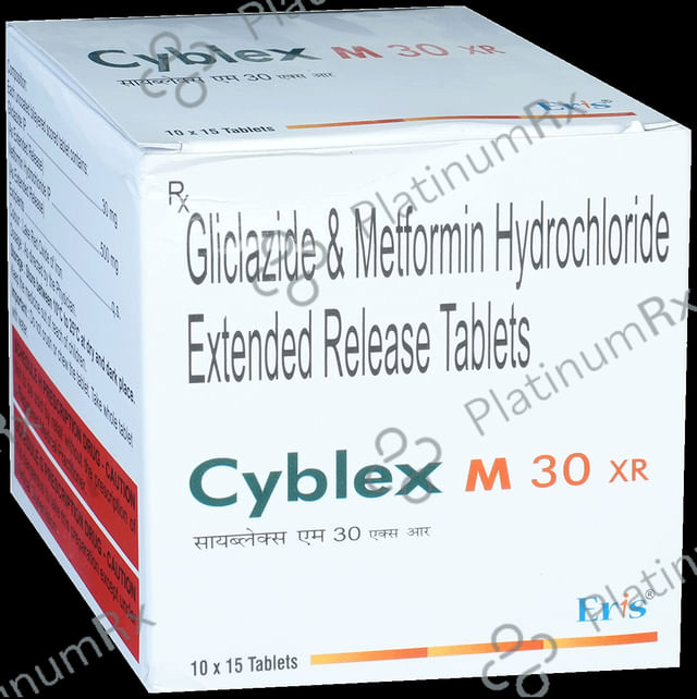 Cyblex M XR 30/500mg Tablet ER 15s