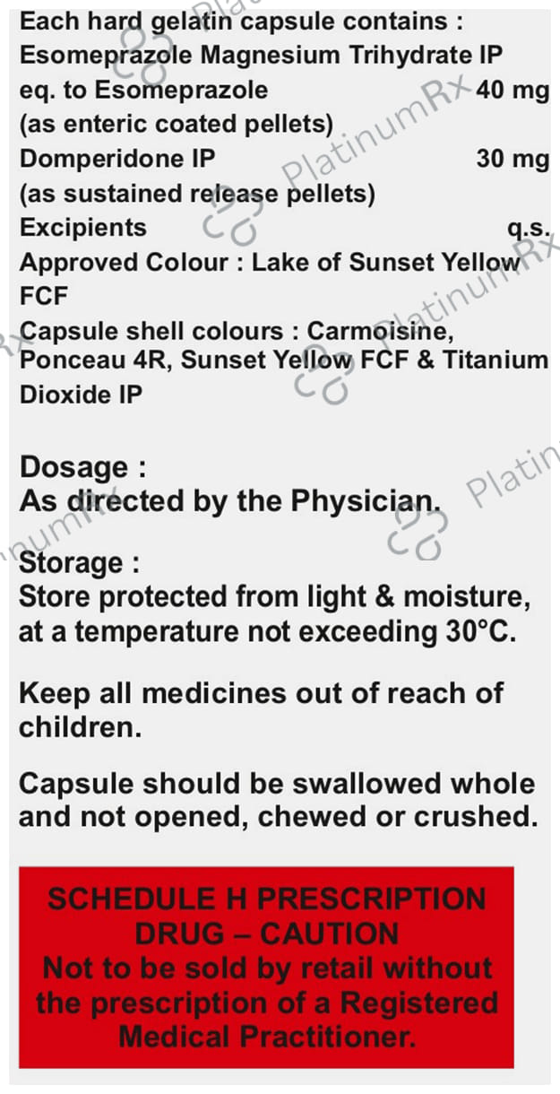 Easy D40mg Capsule SR 10s
