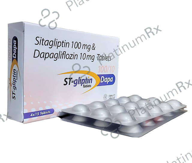 St Gliptin Dapa 10/100mg Tablet 15s
