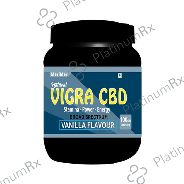 Merimed Natural Vigra CBD Powder Vanilla