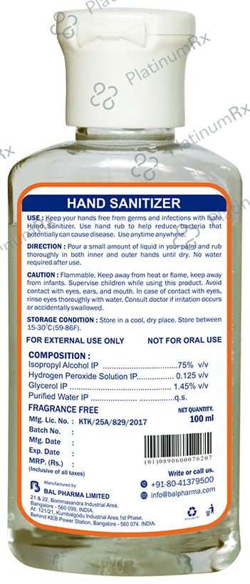 i Safe Hand Sanitizer 100 Sanitizer