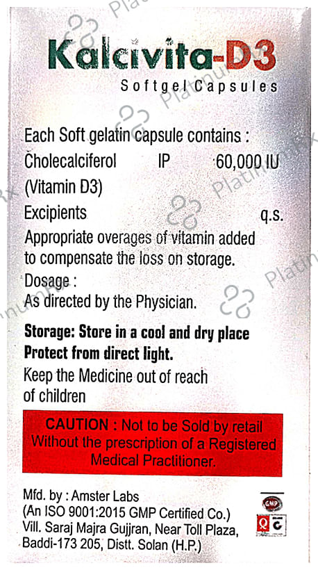 Kalcivita D3 Softgel Capsule